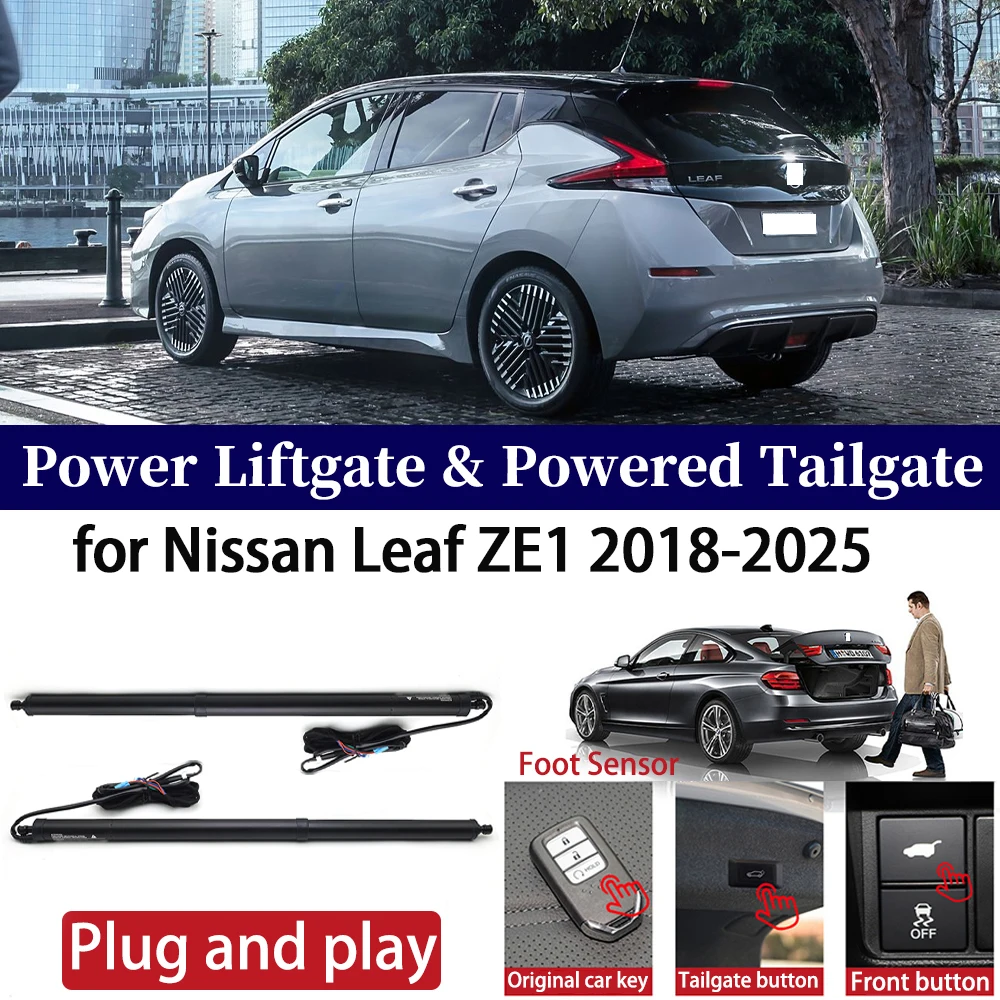

ZhuCamX for Nissan Leaf ZE1 2018-2025 Car Power Liftgate Automatic One-Click Powered Tailgate Strut Plug and paly