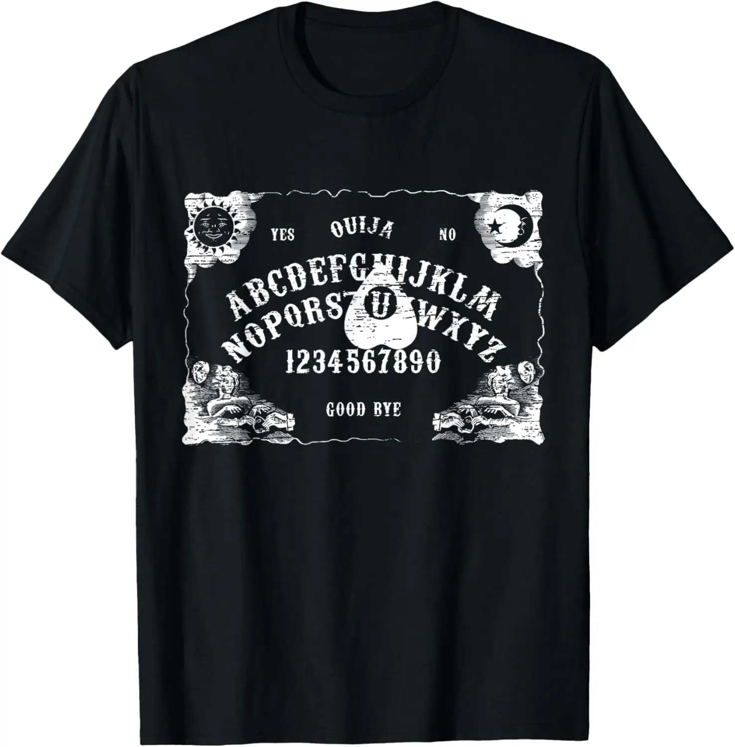 Distressed Vintage Occult Ouija Board Wiccan Gothic Gift T-Shirt