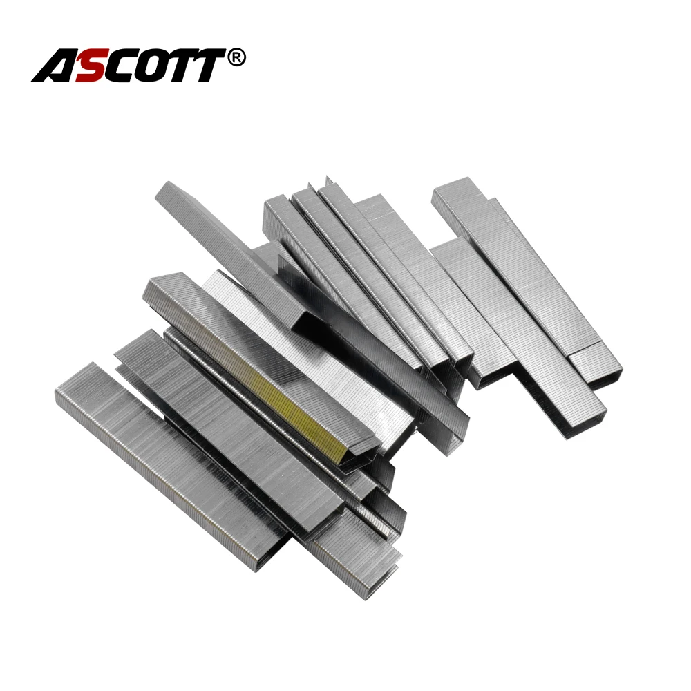 5000pcs 20GA Staples Galvanized Crown Staple 10/13/22mm Length U-shaped Nail Gun Nails for Furniture Cabinet Carpentry
