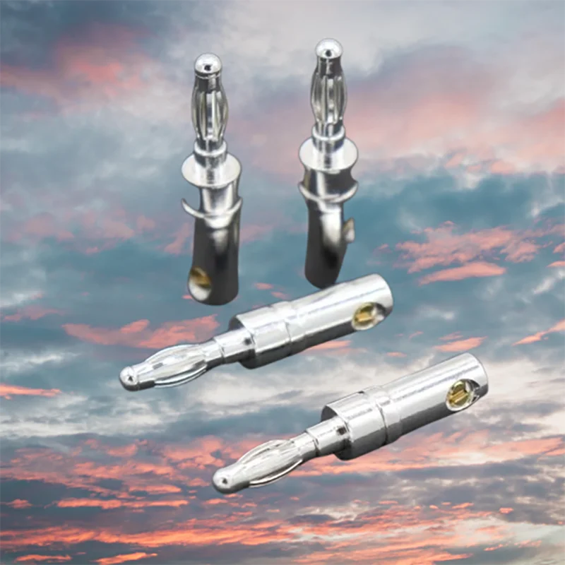 

Professional Rhodium-Coated Unbranded Banana Plug Connectors for High-Fidelity Speaker Systems