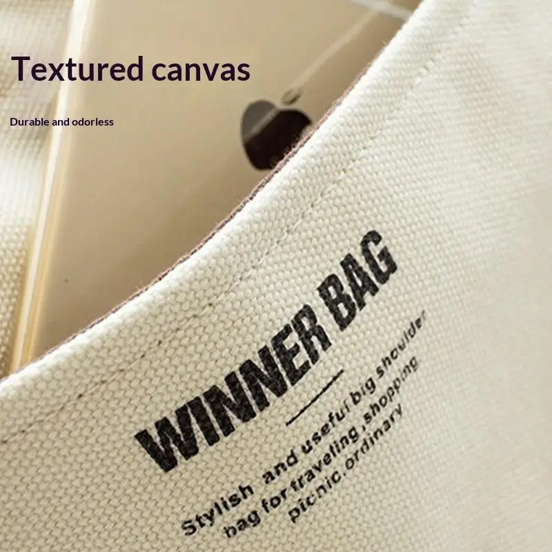 Multi-Pockets Drawstring Canvas Liner Bag Portable Storage Organizer for Business Trip Luggage Organization