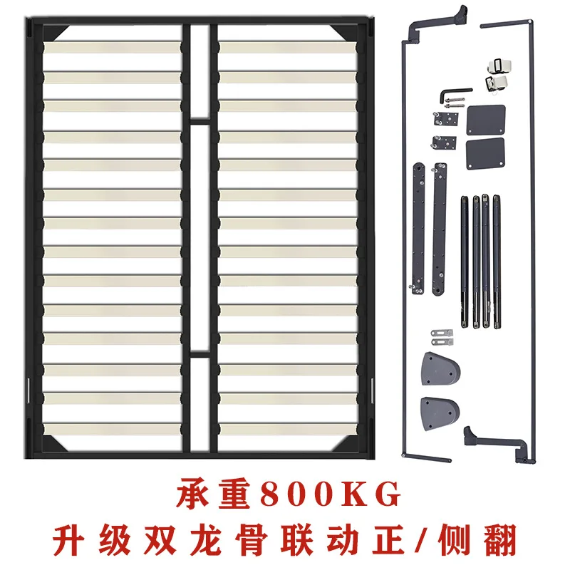Customized Invisible Bed Integrated Wall Bed Plus Cabinet Murphy Bed Invisible  Wardrobe Integrated