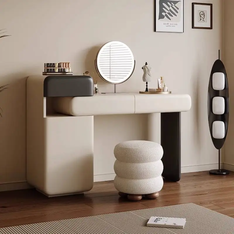 

Glossy Black Vanity Table Dest Storage Modern White Europa Makeup Vanity Desk Space Saving Pentiadeira Furnitures For Bedroom
