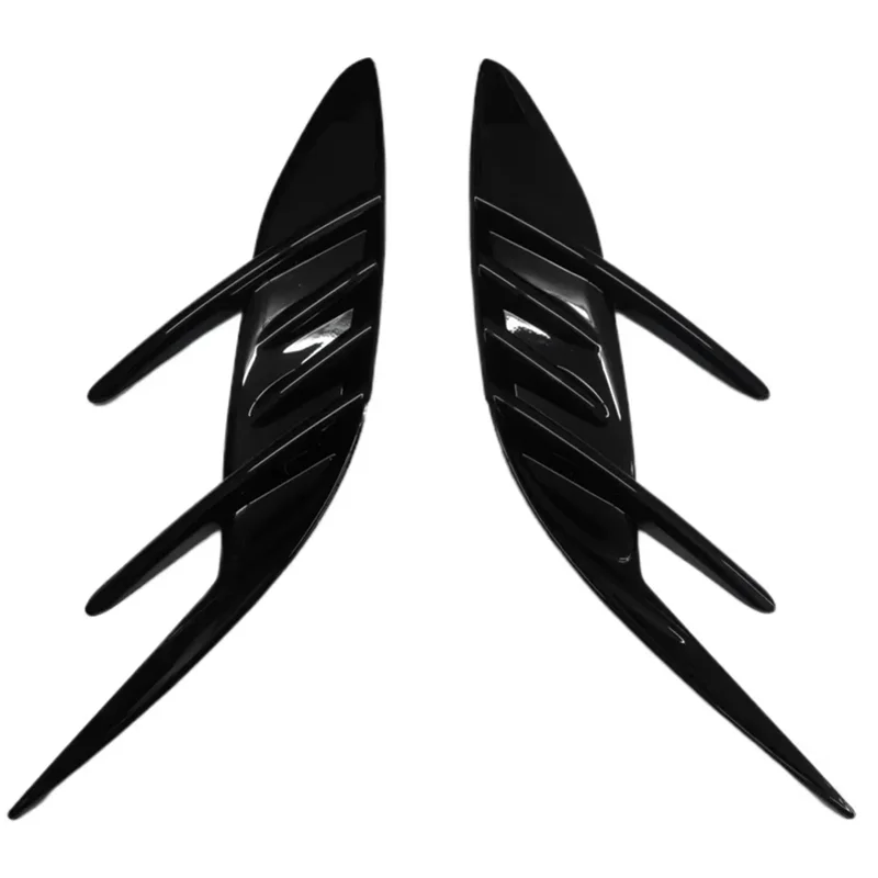 

Better-For KIA Stinger 2017-2023 1 Pair Car Rear Bumper Side Vent Grille Decorative Cover Spoiler Auto Parts Glossy Black