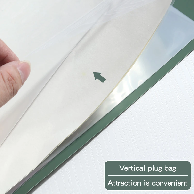 8K Multi-color Art Portfolio - Painting Collection Folder with Clear Inner Pockets (20-60 Pages), High Capacity