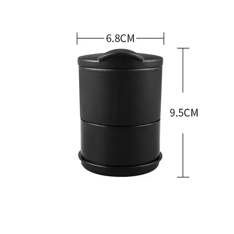 1/2/3/4/5/6Pcs Car Ashtray Garbage Coin Storage Cup Container Cigar Ash Tray Car Styling Universal Size Car Accessories view 3