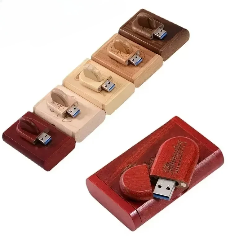 10 قطعة/الوحدة الخشب USB 3.0 محرك فلاش 64 جيجابايت القلم usb 128 جيجابايت محركات القلم U القرص 32 جيجابايت ذاكرة عصا شعار مجاني التصوير هدايا الزفاف