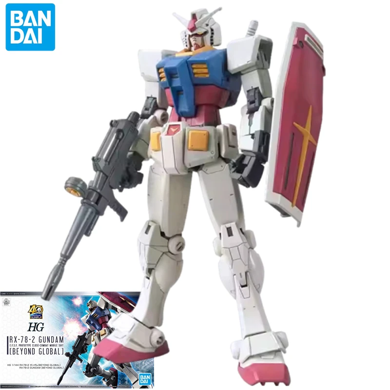 

Bandai HGUC RX-78-2 Gundam BEYOND GLOBAL model аниме мобильный костюм периферическая коллекция ручной работы подарок на день рождения для мальчика сборная игрушка