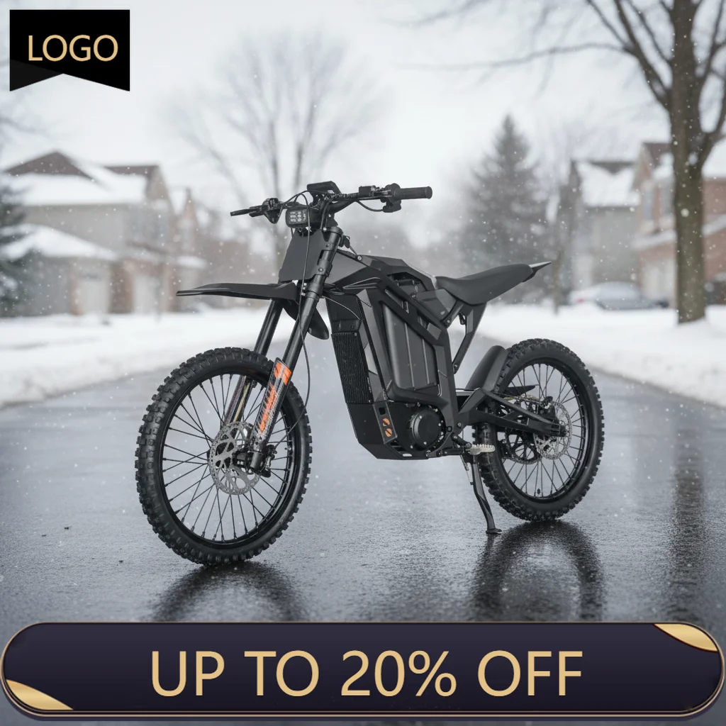 QQA Adventure Off-Road Electric Motorcycle WR-6.0 3000W Electric Off-Road Vehicle, Suitable for Mountain and Mud Fields