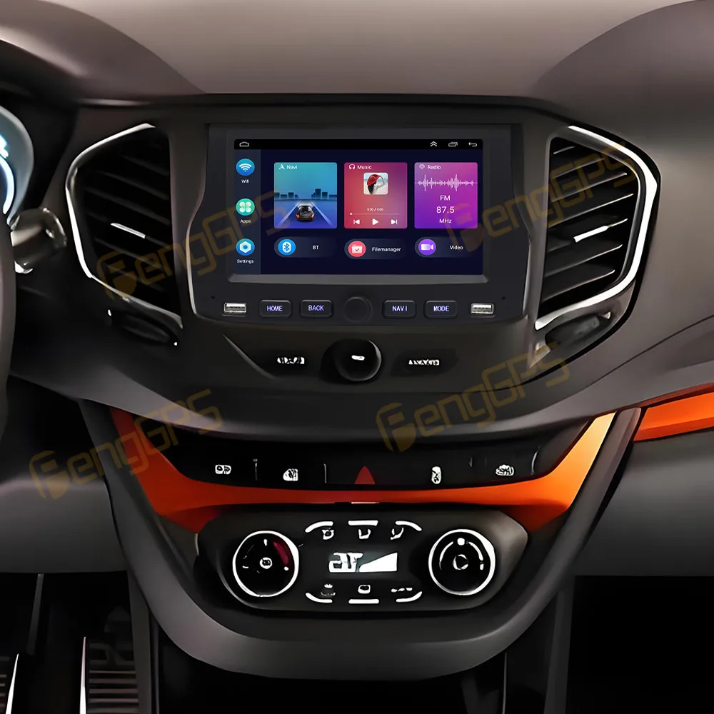 Car Radio 7 inch Wireless Carplay FOR LADA VESTA 2015-2018 Android 13 Multimedia Player Audio Stereo GPS Navi Video Screen Host