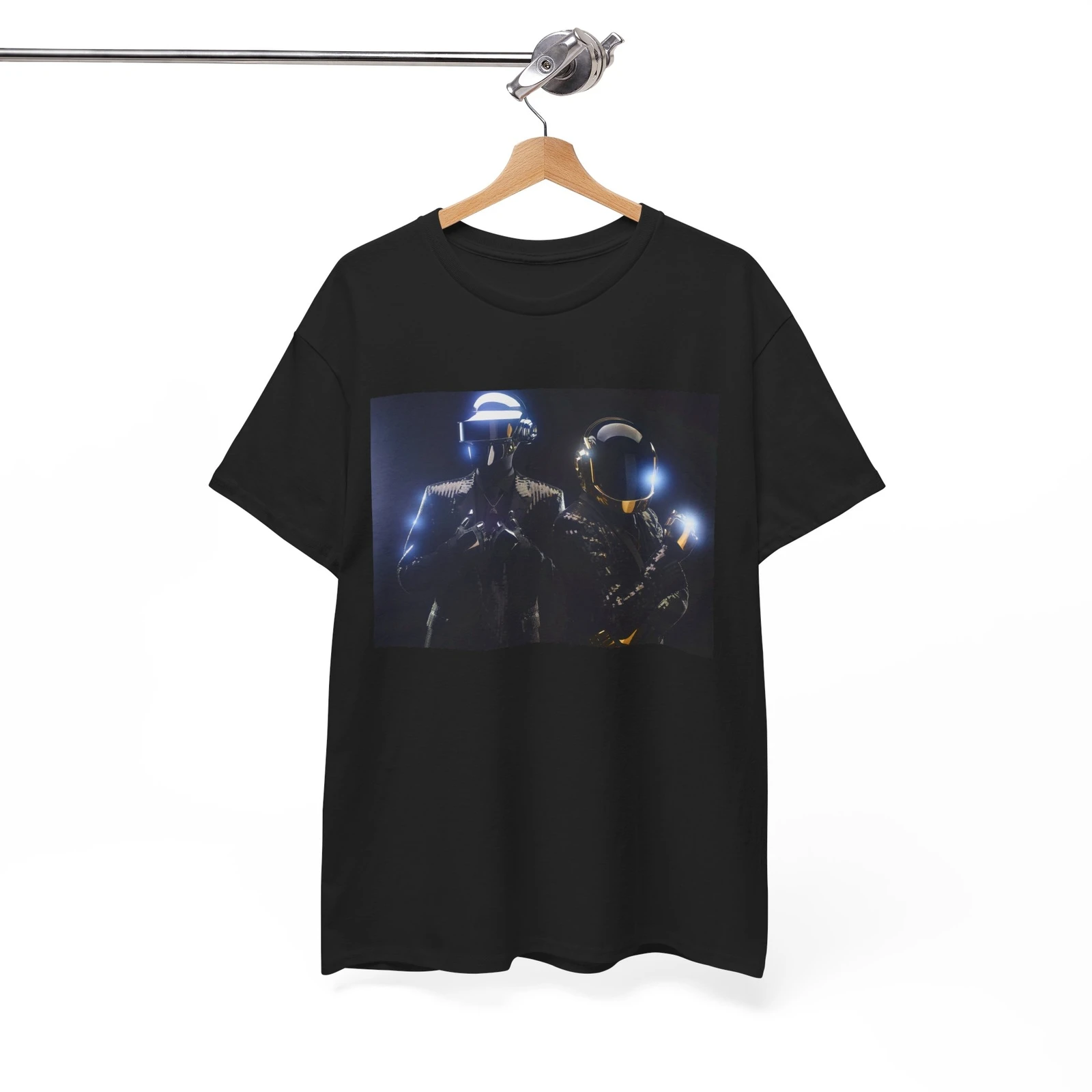 

Daft Punk Tshirt EDM Techno Tour Merch Unisex Heavy Cotton Tee Brand New!!! T-Shirts For Girls Mens Designer Clothes New In