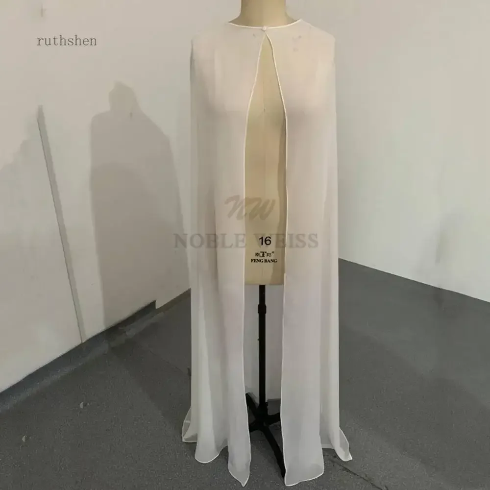 Chal de gasa envuelto en BOLERO, chaqueta de Boda nupcial, longitud hasta el suelo