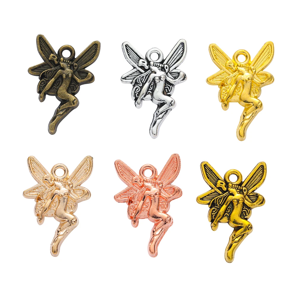 60pieces (angel) vintage zinc alloy charm metal pendant DIY jewelry discovery making accessories 1232