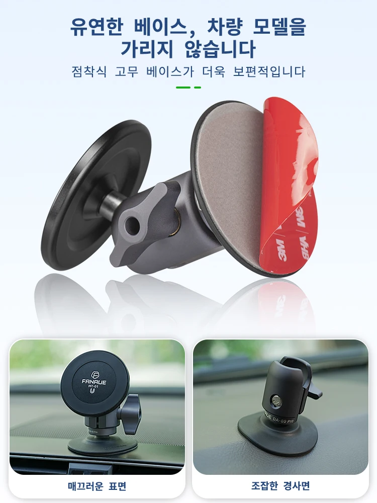 FANAUE Aluminum Magnetic Car Phone Holder Stand for Center Control Screen Dashboard for iPhone 14 13 12 Xiaomi Samsung Huawei