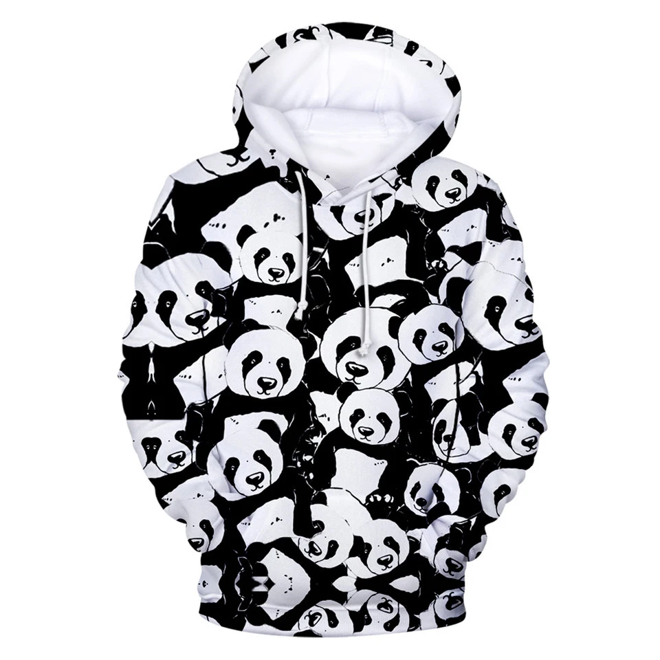 Autumn Animal Panda 3D Print Hoodies Men Women Fashion Streetwear Oversized Sweatshirts Hoodie Male Pullovers Tracksuit Clothing