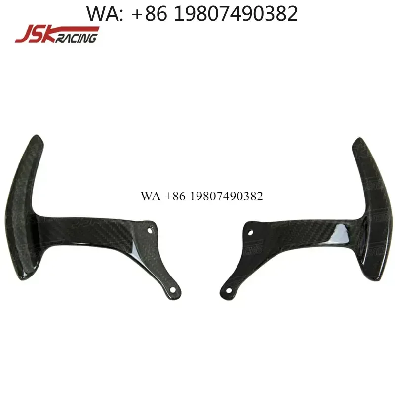 Wmwmnu For F12 Berlinetta 2013-2015 Dry Carbon Fiber Interior Shift Paddles Steering Wheel Gear Shifter Trim