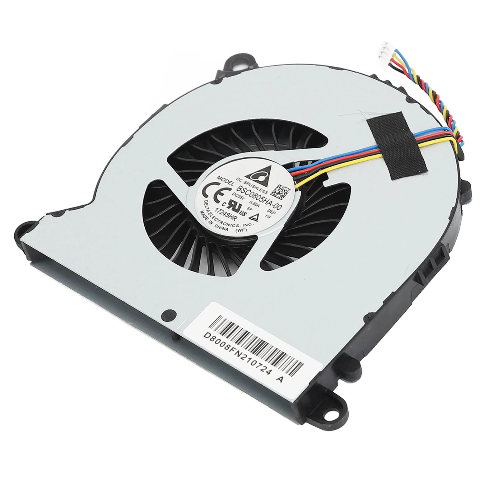 

BSC0805HA‑00 Mini PC 4 Pin CPU Cooling Fan Durable Replacement for Intel NUC8 NUC8i7BEH NUC8i5BEH NUC8i5BEK NUC8i3BEH 5V 0.6A