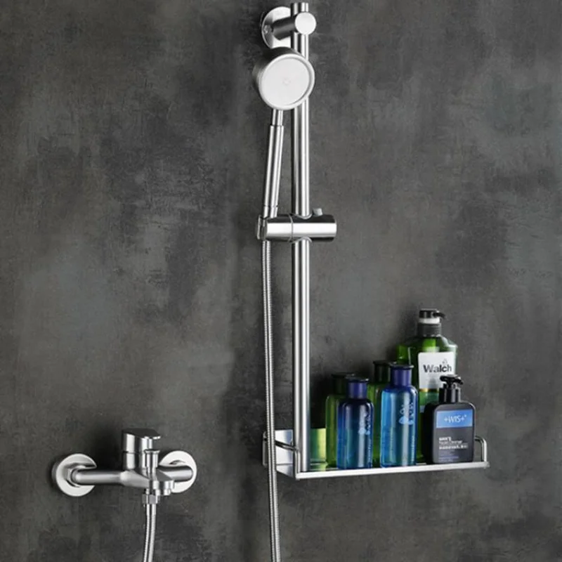 Hot and Cold Stainless Steel Shower Bathroom Shower Head Concealed Triple Bathtub