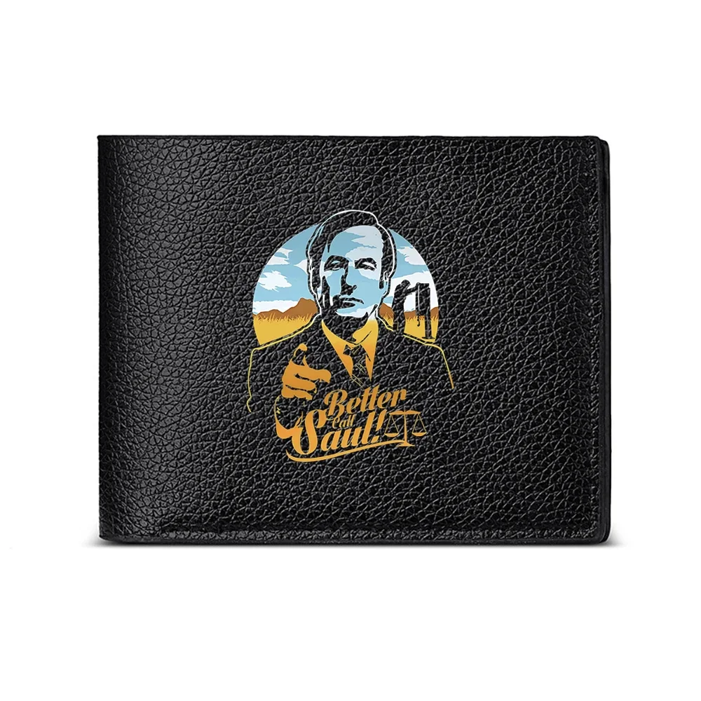 Better Call Saul Man Portrait Desert Skyline Wallet Card Holder Fashion Casual Business Style Print Design