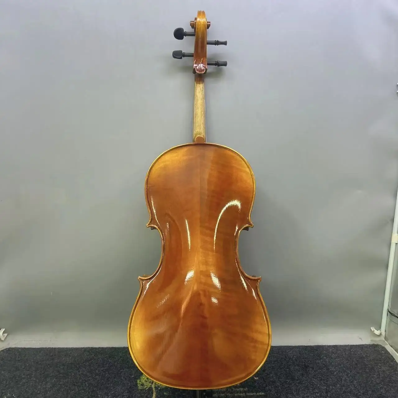 

4/4 Professional Flame Maple Cello Handmade Tiger Pattern Spruce Cello Wholesale