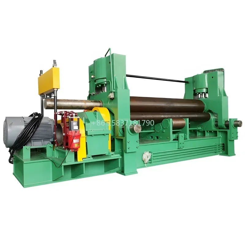China Supplier Plate Rolling Machine 12X2500 Hydraulic 3-roller Plate Bending Rolling Machine Metal Sheet Rolling Machine Price