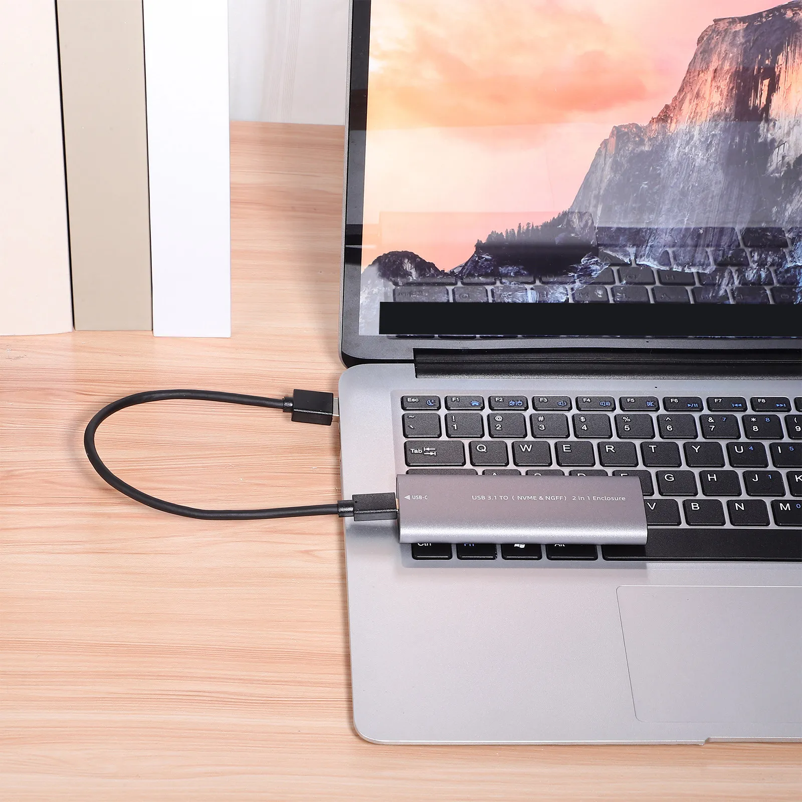 

Portable External Hard Disk SSD Dual Protocol Type-C 3.1 Compact Aluminum Alloy Shell Mobile Solid State Drive Fast Data