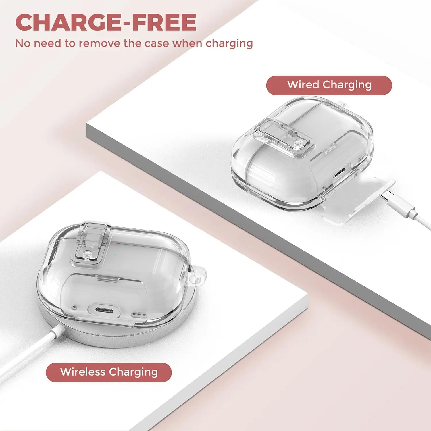 Phone Stand Design For Airpods Pro 3 Clear New Case Soft TPU Magnetic Automatic Lock Earphone Case Accessories For AirPods Pro 3 view 5