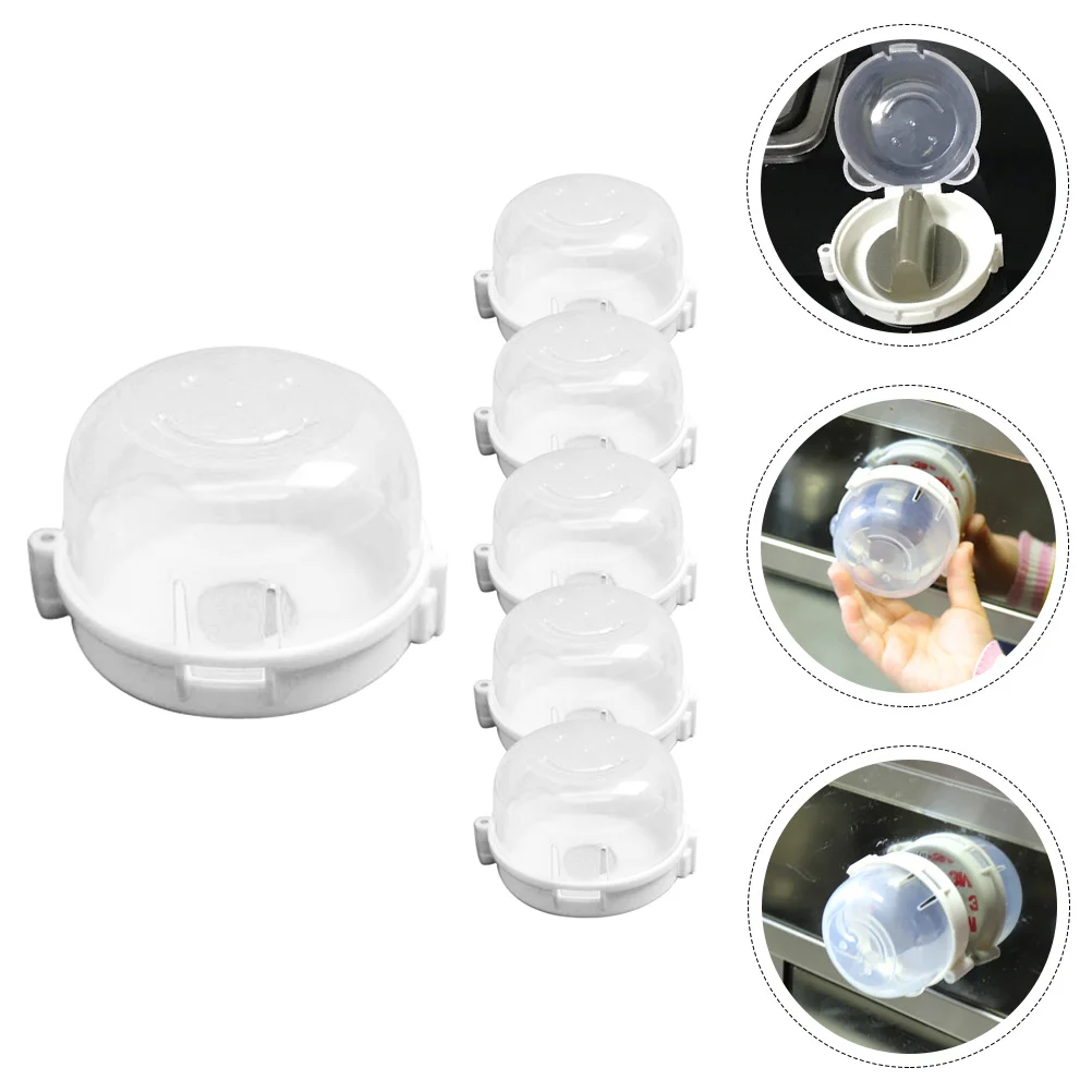 6 Pcs Oven Gas Stove Knob Protectors Safety Cover Kitchen Guards Baby Gap Covers