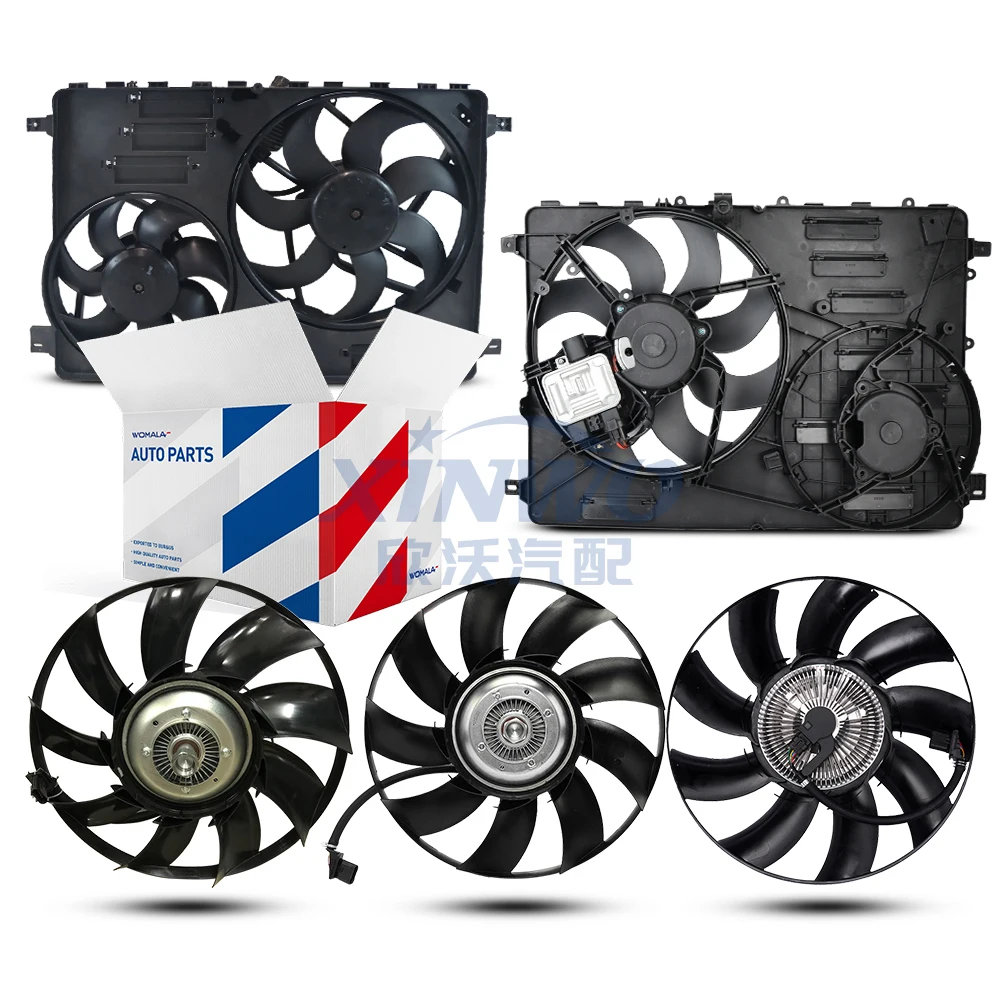 Xinwo Genuine Quality Radiator Fan Assembly  OE LR011905 LR023392 LR032047 for Land Rover RANGE ROVER SPORT Defender FREELANDER
