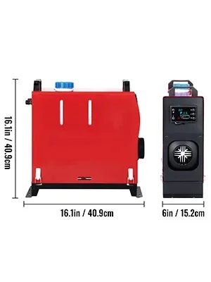 SIHAO 5/8KW Diesel-Lufterhitzer All-in-One 12V Diesel-Standheizung Dieselheizung mit Fernbedienung und LCD-Schalter für Wohnmobile, Busse und Anhänger – Detail 10
