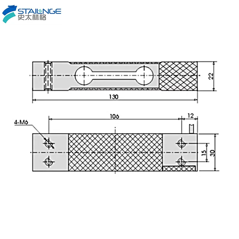 Aluminum Alloy Single Point Load Cell 50kg with Digital Indicator & Bracket, High Precision Kit for Flat Weighing Rack
