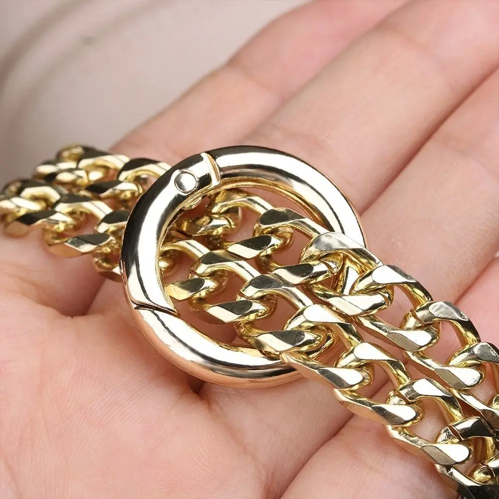 gold silver Zinc Alloy Hooks Round Push Trigger Carabiner Purses Handbags Bag Belt Buckle Spring O-Ring Buckles Snap Clasp Clip