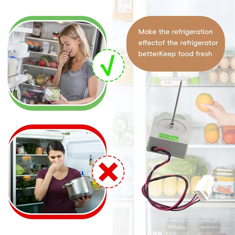 ABKR-二重ドア冷蔵庫モーター 4681Jb1029a 4681Jb1029b Dc13v 3.20 ワット冷却ファンモーター冷却ファンスペアパーツ