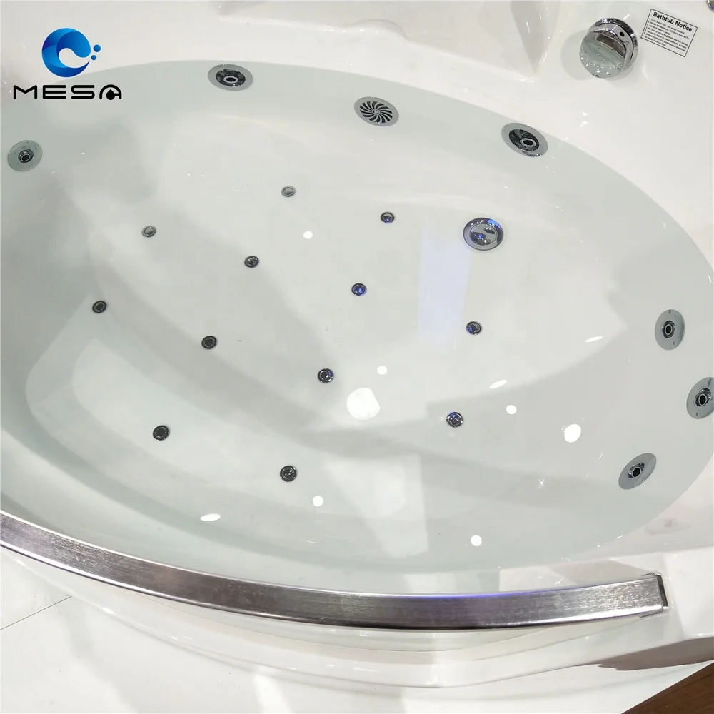 High Quality Whirlpool Jetted Spa Bath Tubs Massage Bathtub Supplier With Transparent Tempered Glass