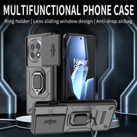 For Oneplus ACE 5 Case Slide Lens Armor Phone Case For Oneplus ACE 3 5 Pro ACE 2 ACE 3V Magnetic Ring Holder Phone Cover ﻿