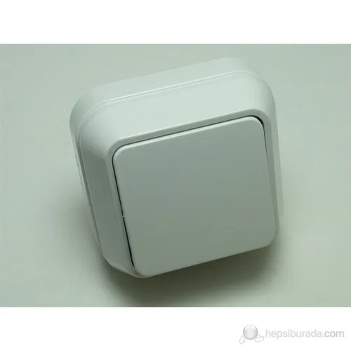 Switch Makel White Surface Mounted