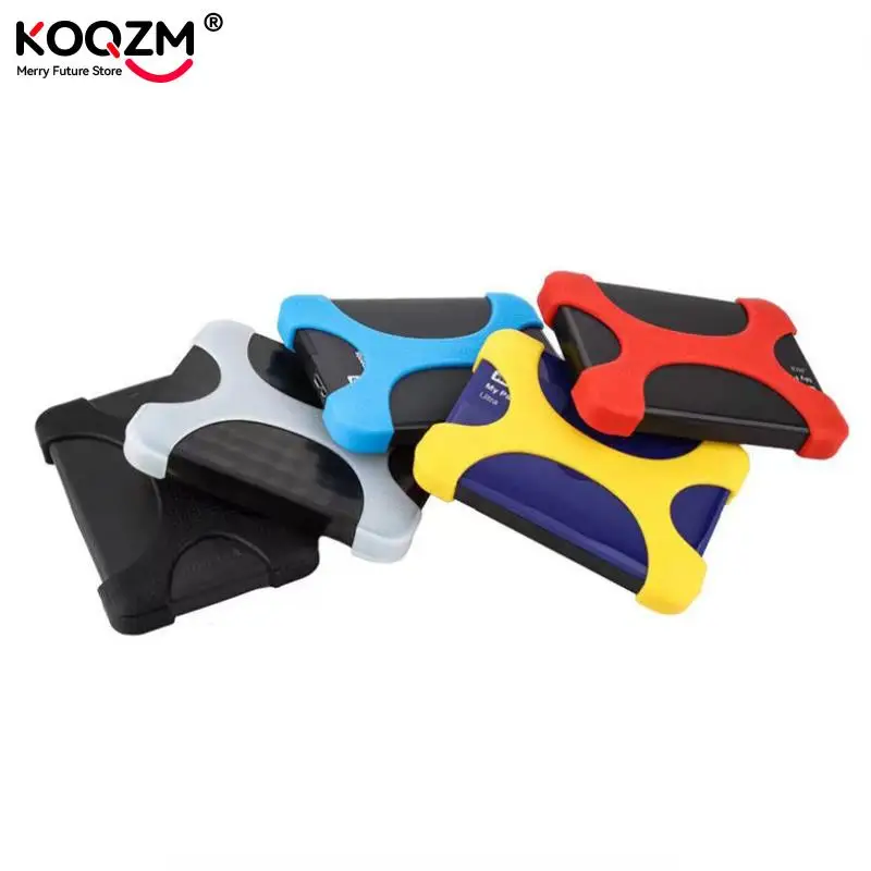 Funda de goma de silicona para disco duro externo, funda de transporte para WD ForSony de 2,5 pulgadas, HDD de colores, 2,5 pulgadas
