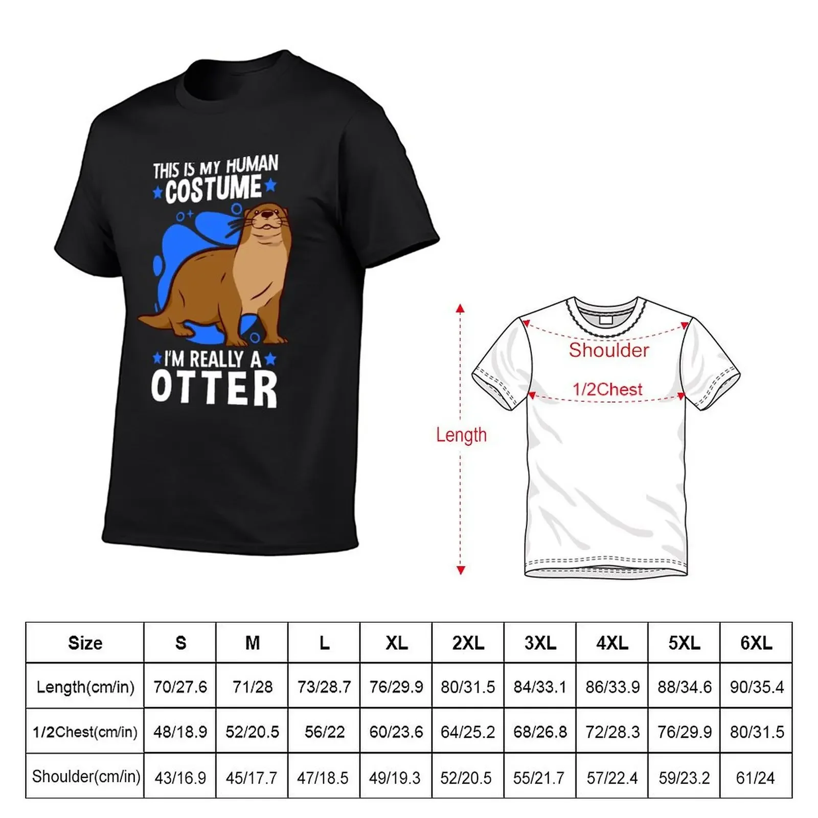 This is my otter costume otter sea otter T-Shirt aesthetic clothes heavyweights vintage clothes for a boy shirts graphic tee men