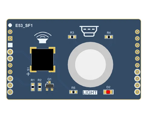 E53_SF1 Pi development board, E53 case expansion board, smart smoke detector