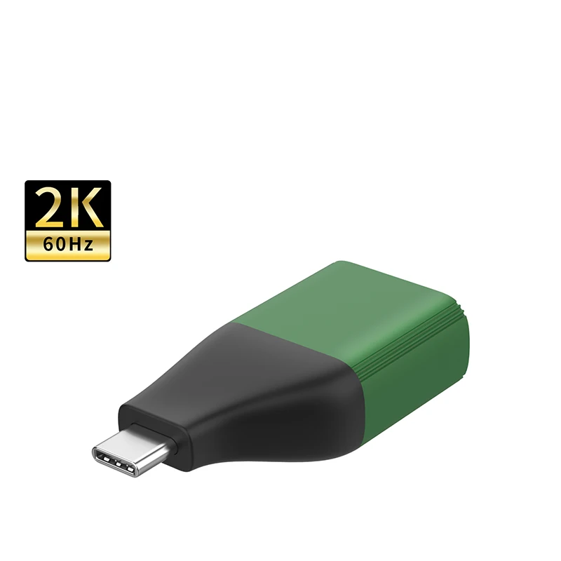Convertidor USB a VGA compatible con HDMI, estación de acoplamiento, Plug and Play, USB-C