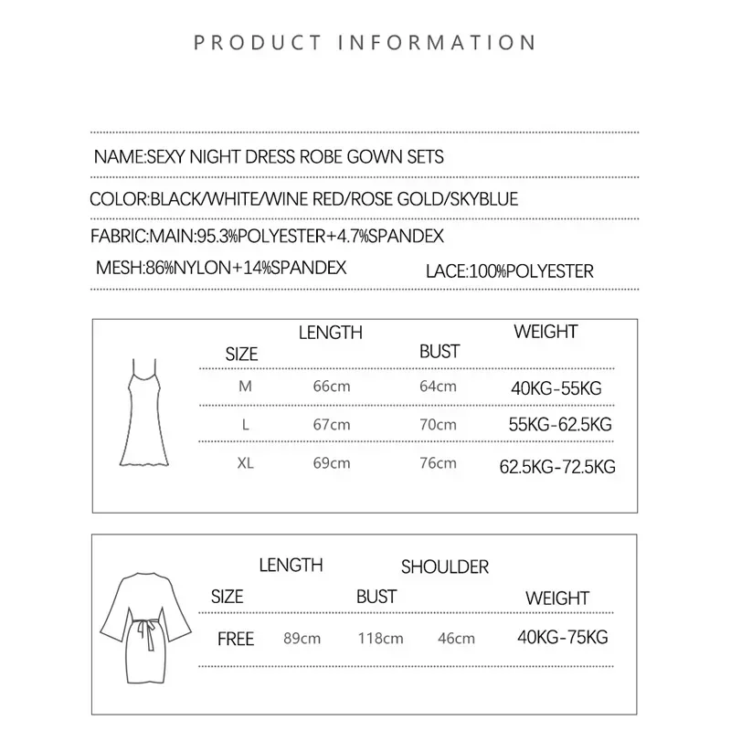 REBEYULI Brand Sexy Robe Gown Sets 2024 V-neck Collar Solid Comfortable Breathable Suspender Dress Fashion Sexy Sleepwear Women