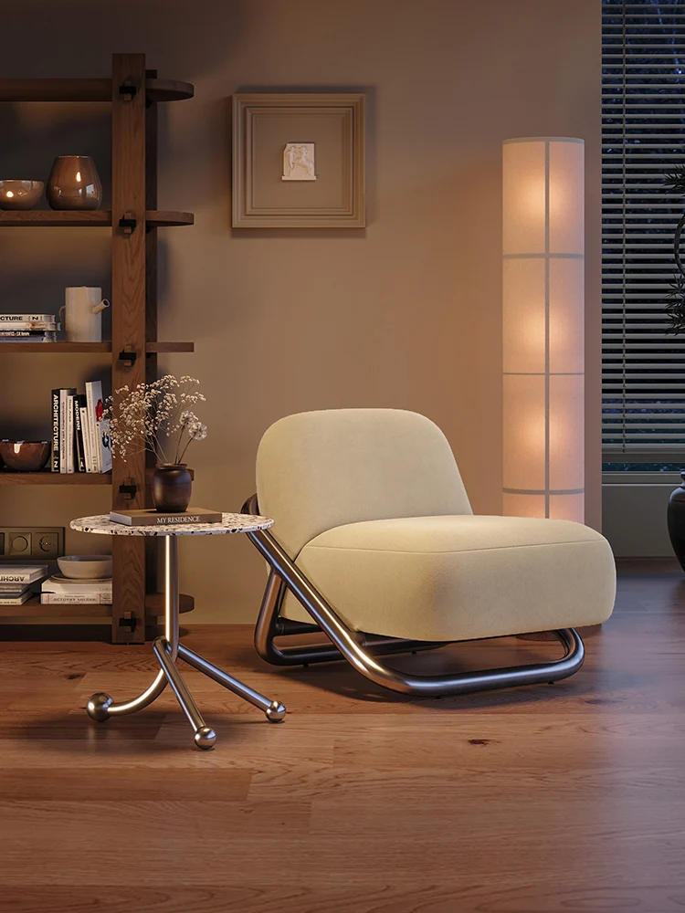 

Internet celebrity homestay single sofa chair living room single chair leisure designer reception table and chair combination