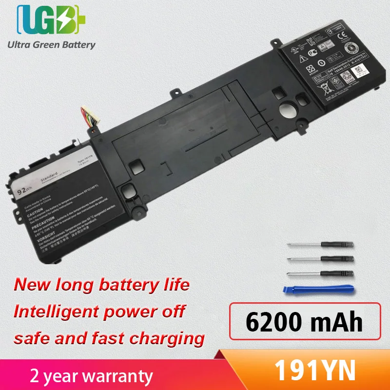 

UGB New 191YN 410GJ 8NH55 Battery For Dell Alienware 15 R1,15 R2,ALW15ED-1828 2F3W1 ALW15ED-1718 ALW15ER-3718 P42F