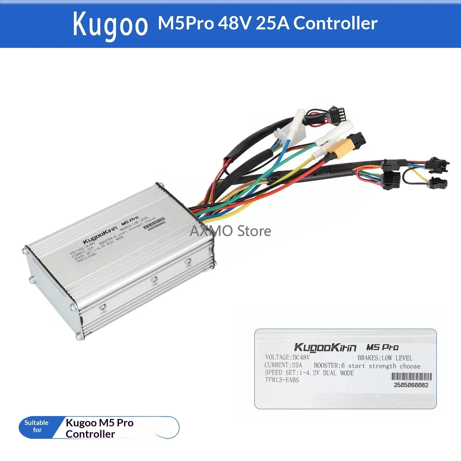 

E-Scooter Controller 48V 25A Main Board Control Board Motherboard for Kugoo M5 Pro Electric Scooter Replacement Parts