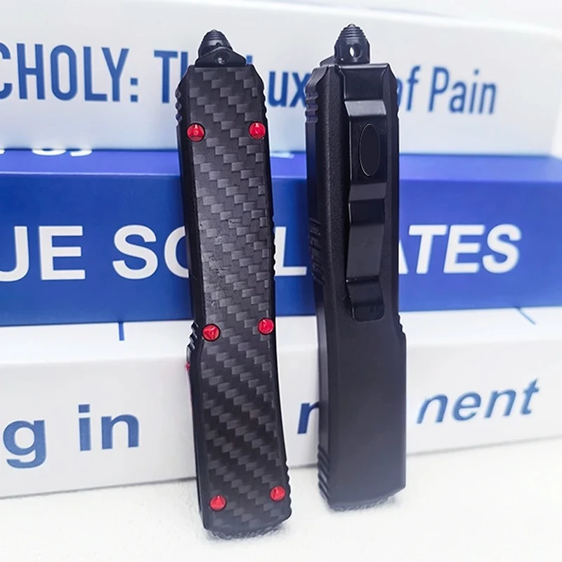 Mic UT85 Series Pocket Knife Aluminium Alloy Carbon Fiber Handle EDC Outdoor Camping Multi-function Tool