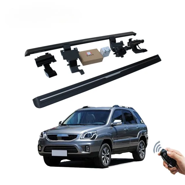 For Kia Sportage R 2012-2017 Electric Side Step Carbon Fiber Printed Electric Running Board