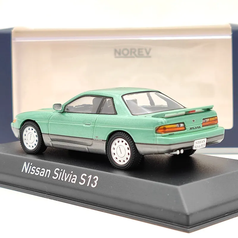 Norev 1/43 Silvia S13 1988 metallic Diecast Models Car Toys Collection Gifts Light Green