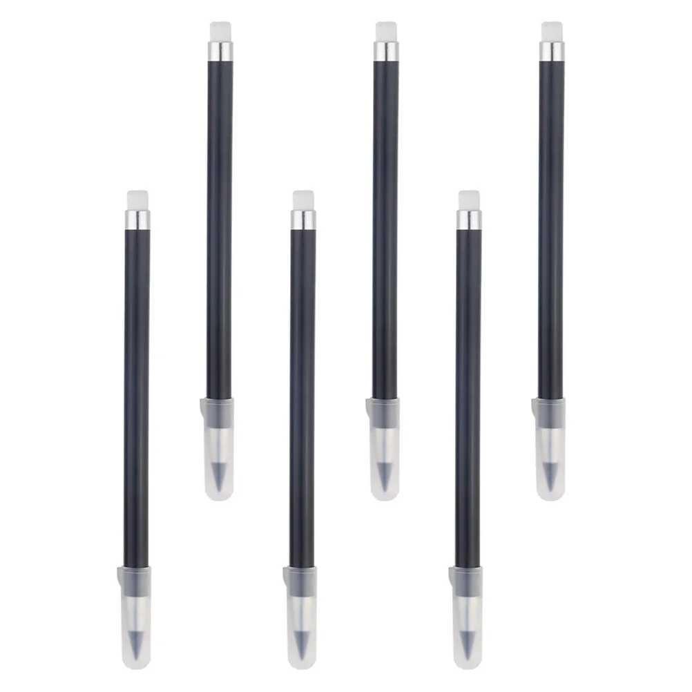 

6 Pcs Pencil Non Sharpening Eternal Mechanical Lead Inkless Everlasting Pencils Student