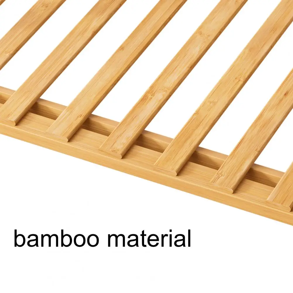 3-Tier Bamboo Plant Shelf Foldable Display Rack Indoor Outdoor Balcony Space-Saving Plant Organizer