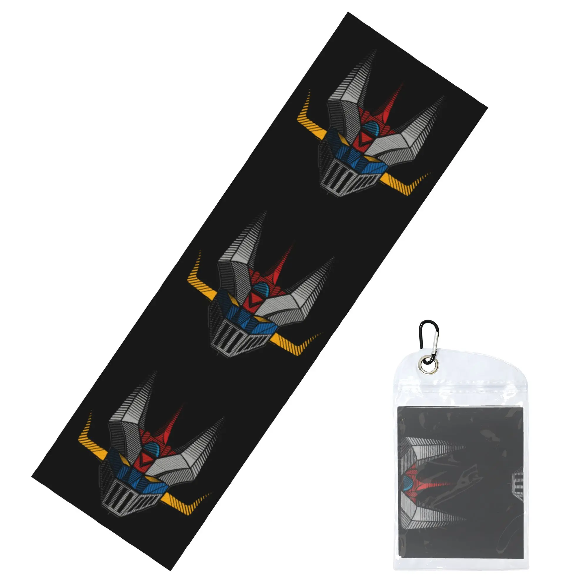Ufo Robot Grendizer Goldrake Mazinger Z Cold Exercise Towel Face Towel Quick Dry  Beach Breathable Cold Towel